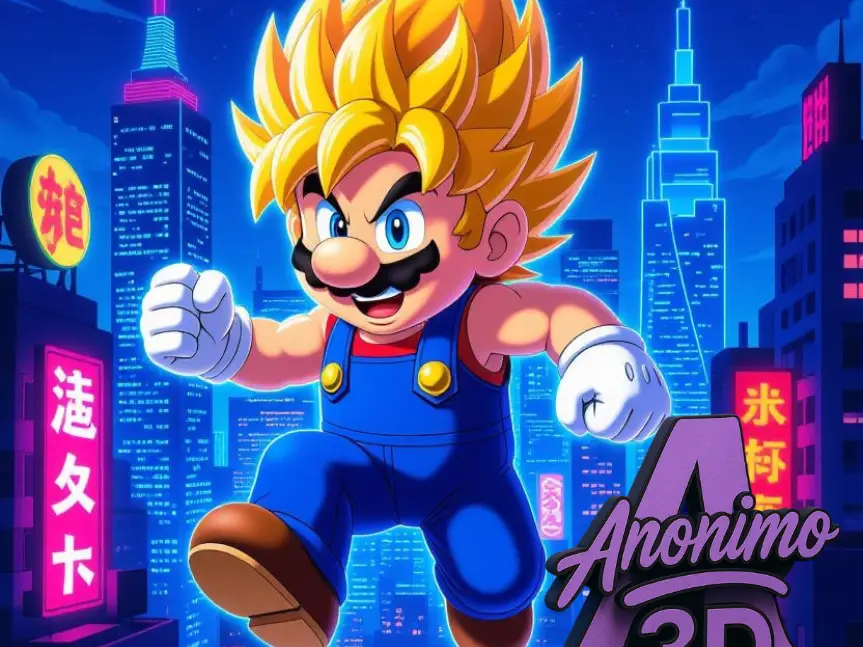 🔥 Super Mario Super Saiyan 🔥