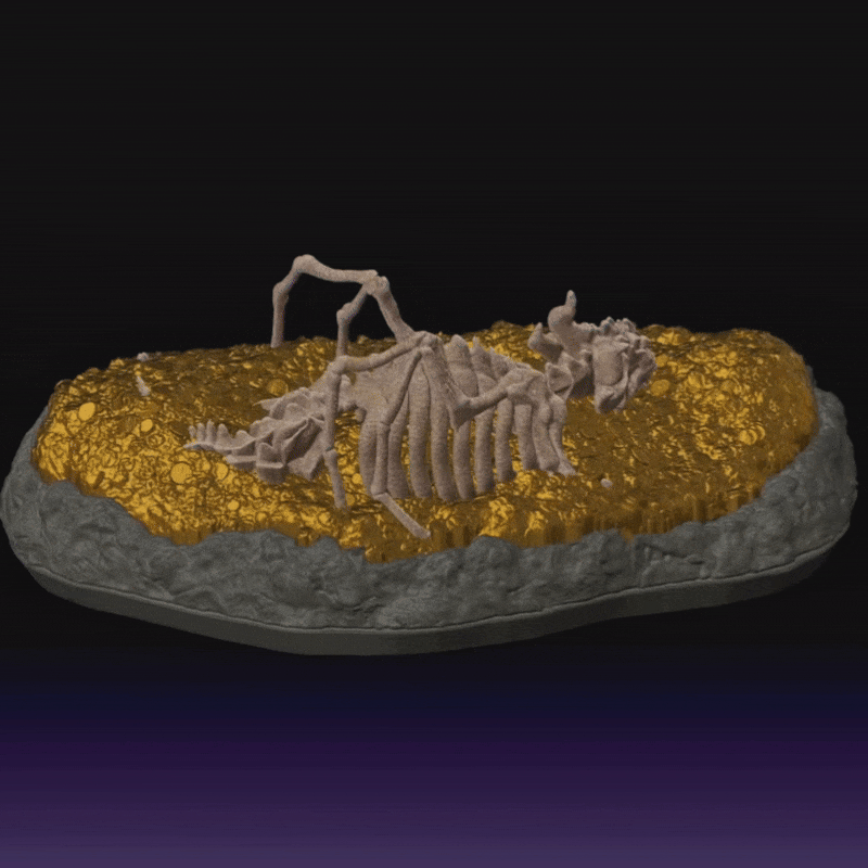 "Curse of the Dragons Hoard" Tabletop Miniature