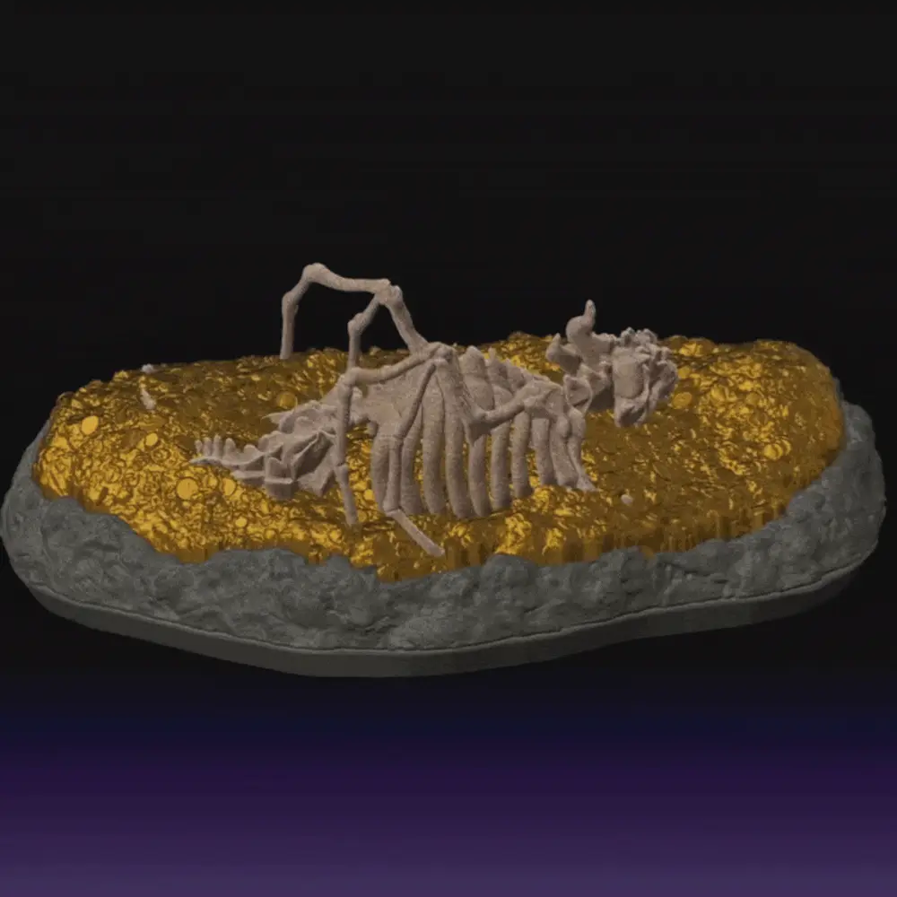 "Curse of the Dragons Hoard" Tabletop Miniature