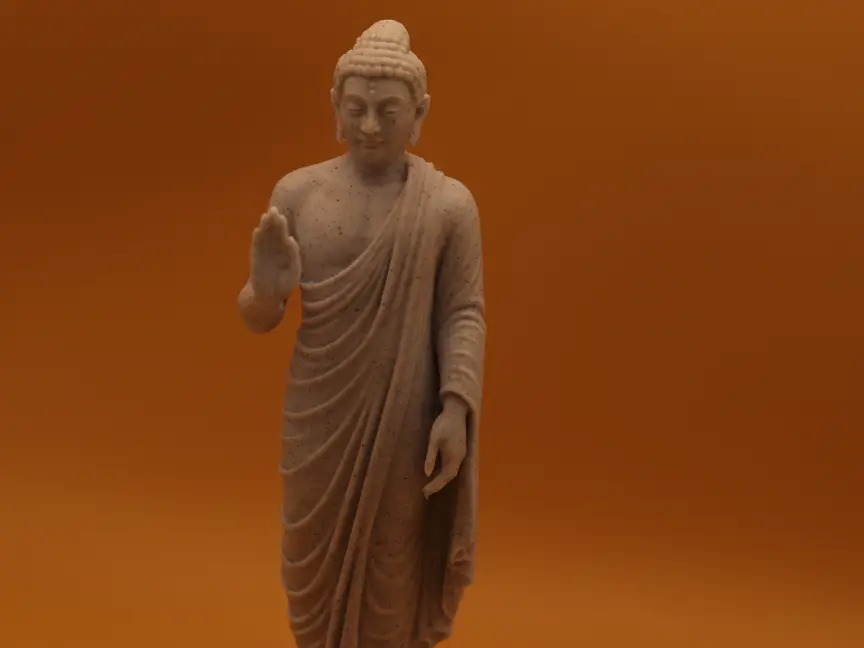 Standing Buddha – High Detail Serenity 🕊️