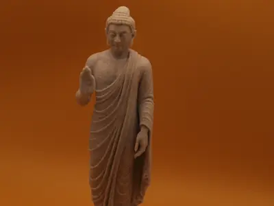 Standing Buddha – High Detail Serenity 🕊️