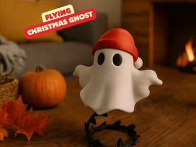 Flying Christmas Ghost – Halloween meets Christmas
