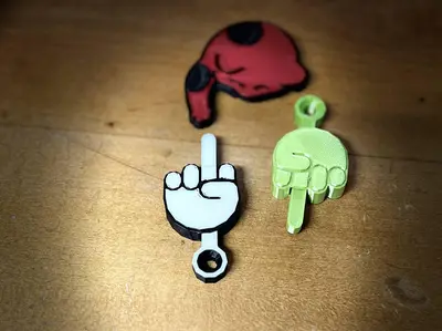 middle finger fuck you fidget toy
