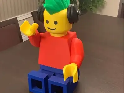 LEGO Mega Figure 15:1 size with Mohawk Kobra S1