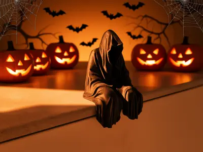 The Seated Grim Reaper