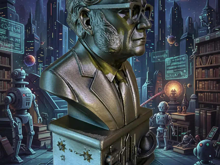 Bust Isaac Asimov