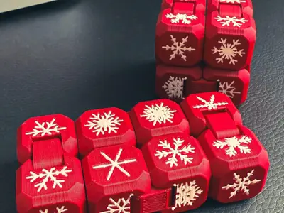 Christmas Infinity Cube