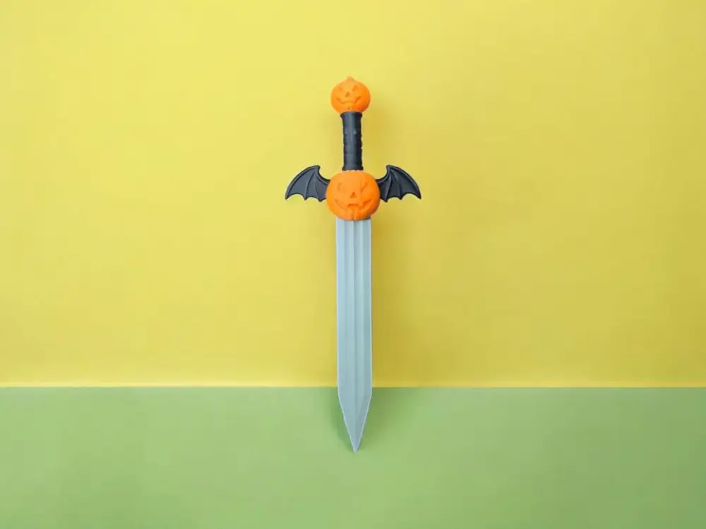 Pumpkin Bat Sword