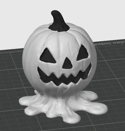 Melting Pumpkin – Spooky Halloween Deko