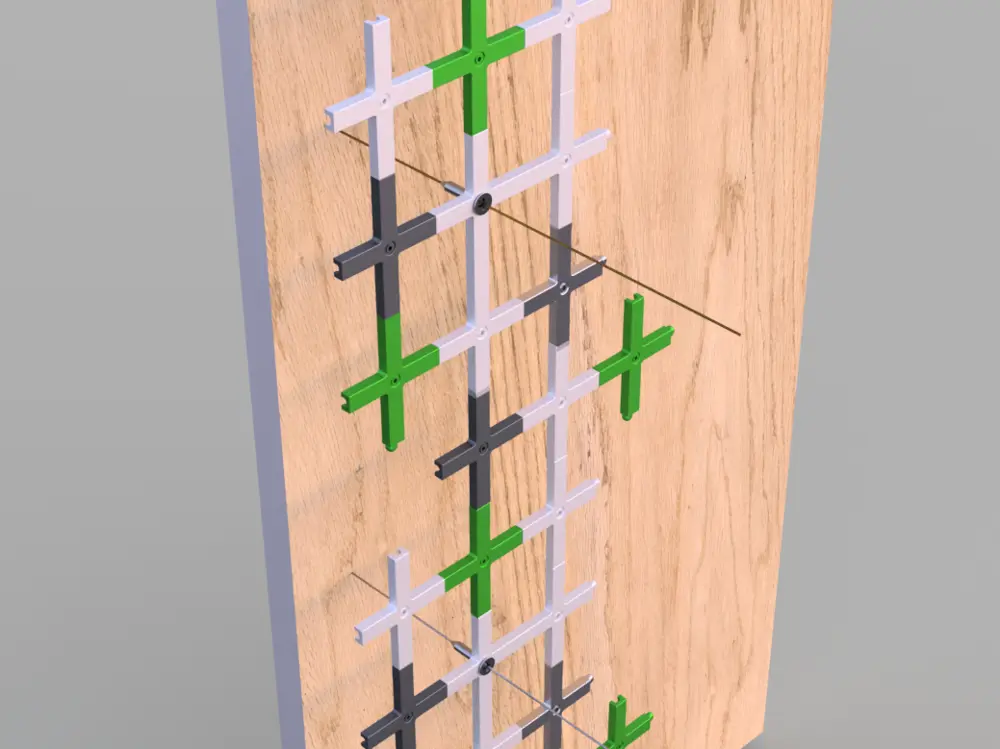ModuGrid — Modular Grid for Gadgets and Tool Mounting