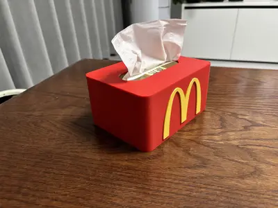 麦当劳造型纸巾盒（抽纸盒）
