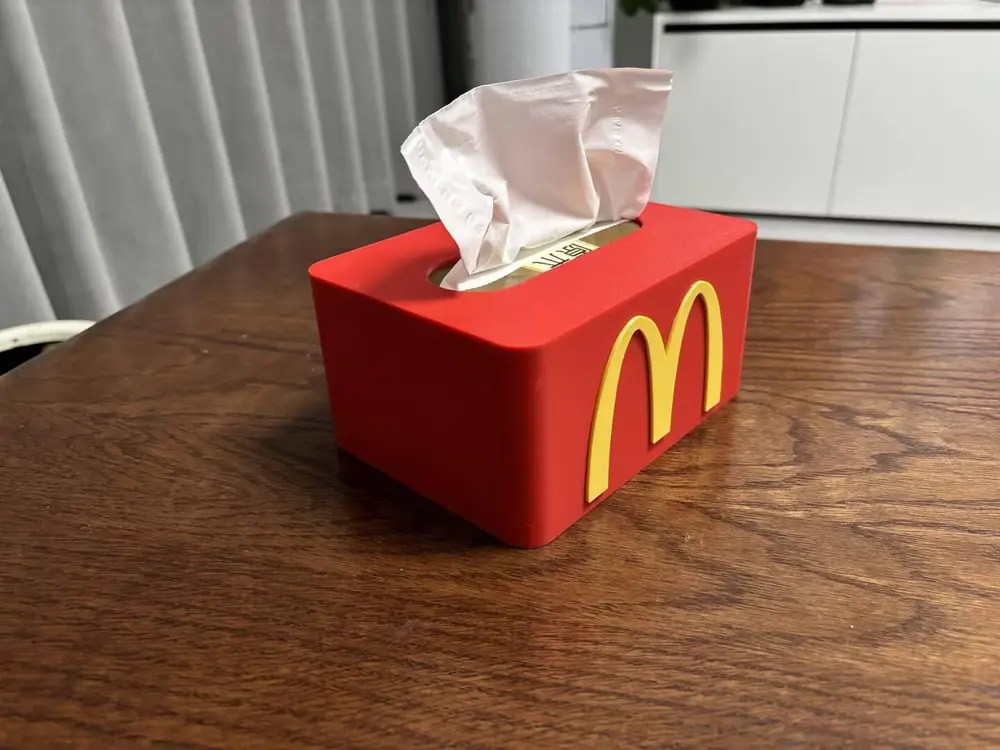 麦当劳造型纸巾盒（抽纸盒）