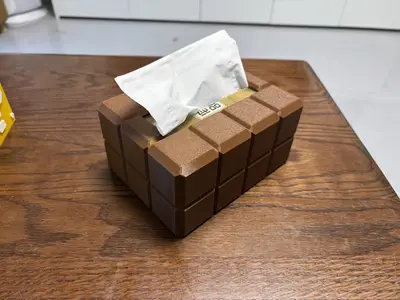 巧克力外观纸巾盒（抽纸盒）