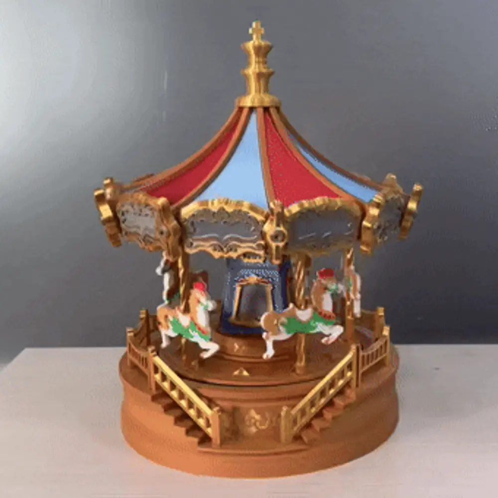 Miniature electric carousel 迷你电动旋转木马