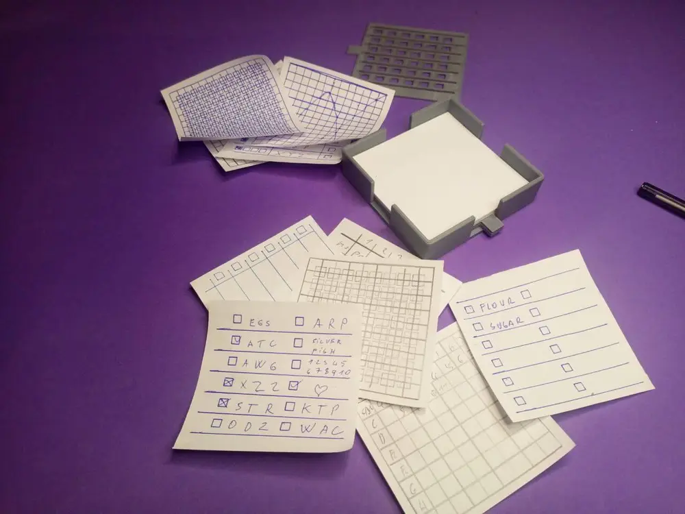 Notepad Holder with Stencils – Organize & Create!