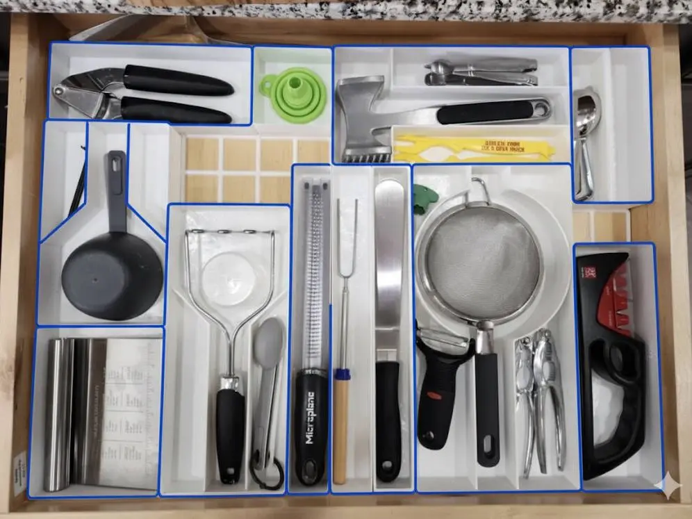 Gridfinity Kitchen Drawer Organizer