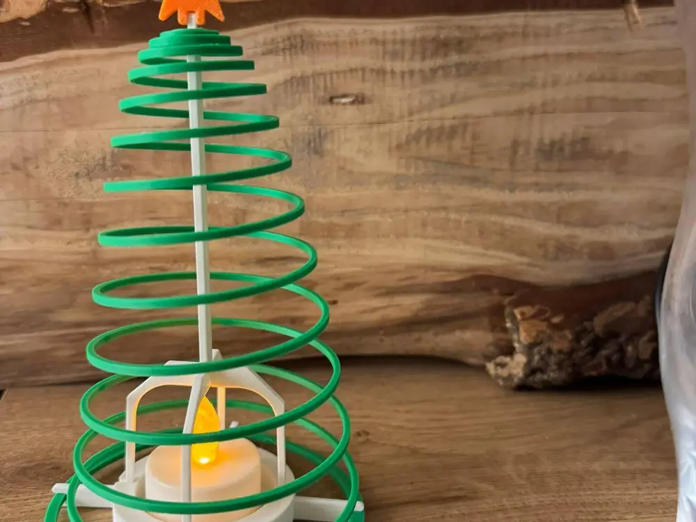 Spiral Christmas Tree Candle Holder