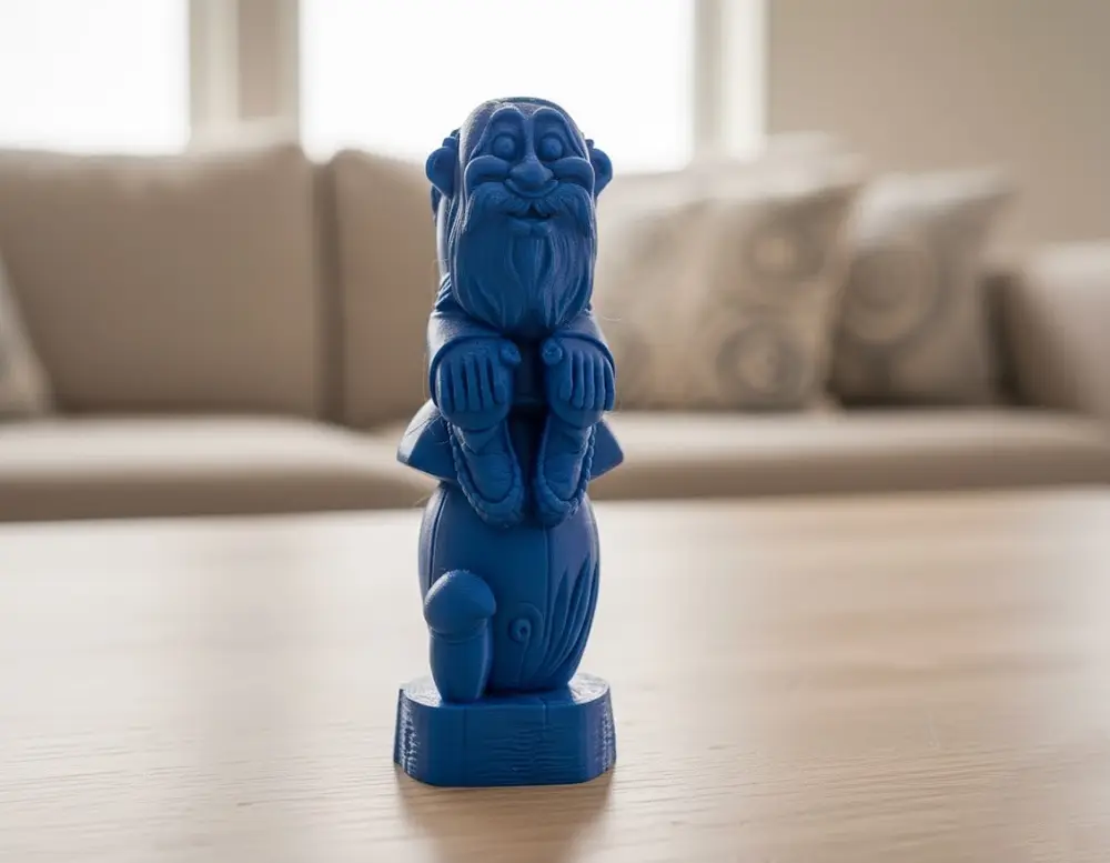 Garden Gnome on a Mushroom