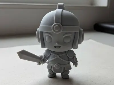 Little knight warrior