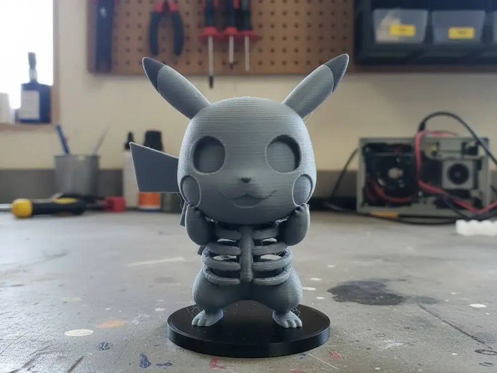 Pikachu skeleton