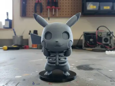 Pikachu skeleton
