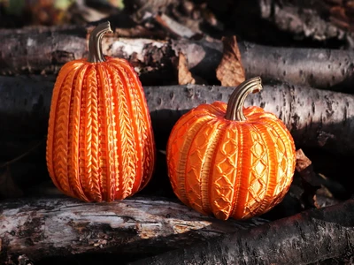 Knitted Tall Pumpkin