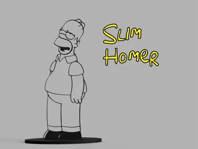 Slim Homer Simpson