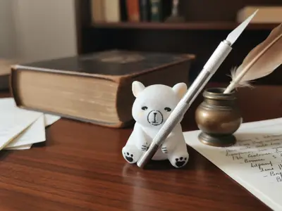 Little Bear Pen Holder