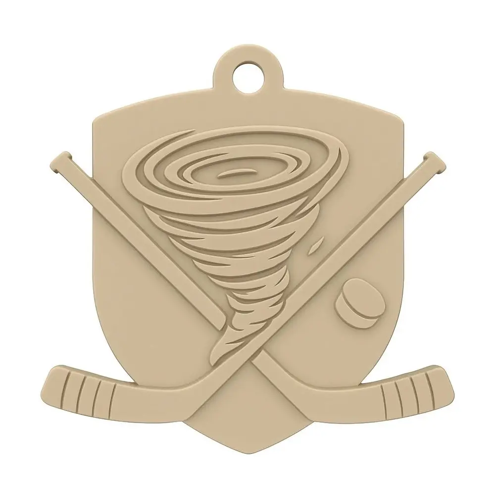 Badge Hockey Tornado keyring
