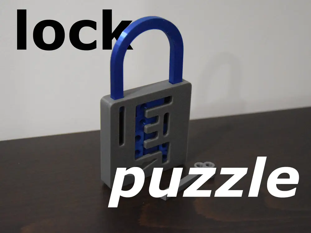 Sliding Lock Puzzle - Puzzle toy