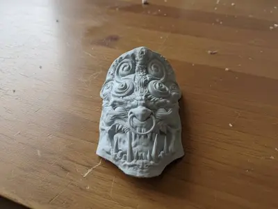 Monster wall decor mask