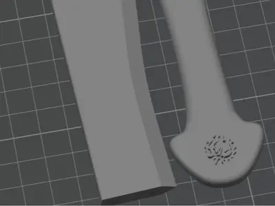 Pugnale di ossidiana di Mistborn con simbolo modificato