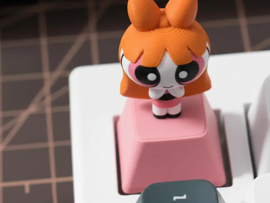 Blossom Keycap – Powerpuff Girls