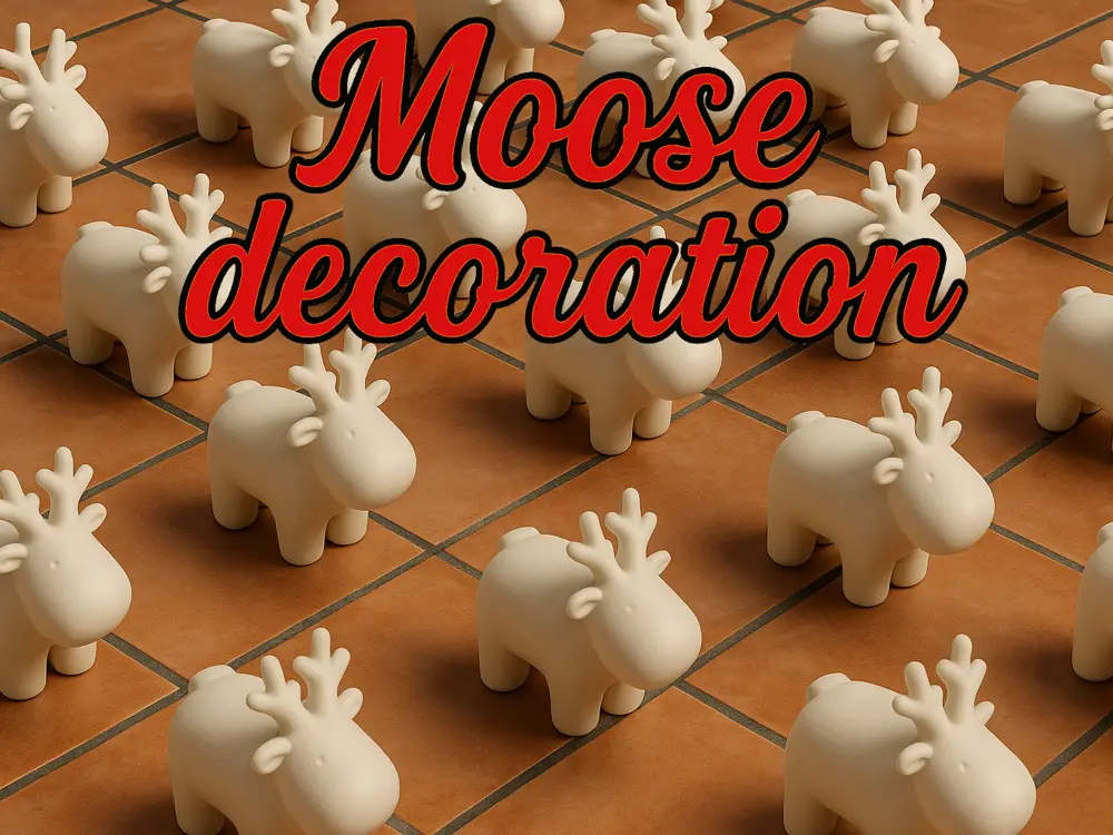 Moose Christmas decoration
