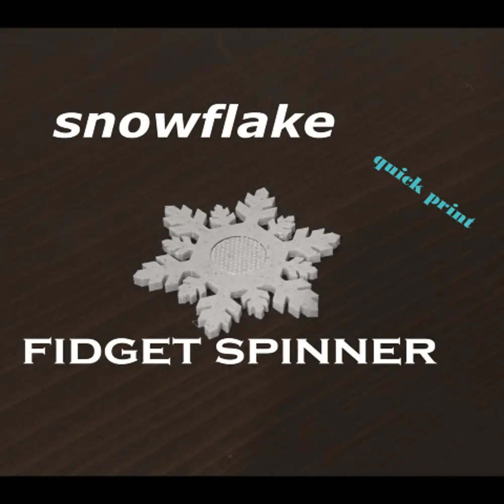 Snowflake Fidget Spinner
