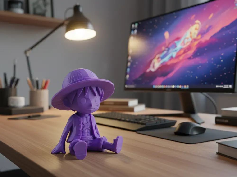 Luffy Chibi - Compañero de Setup