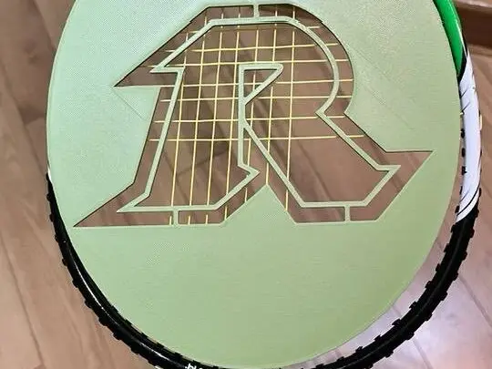 Stencil Logo Badminton Racket Strings - REBELLES SOREL-TRACY