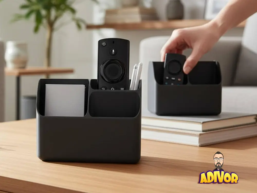 Modern Remote Organizer with 5 Diversified Slots