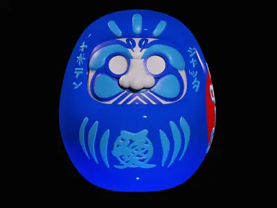 CACTUS JACK X FRAGMENT DARUMA DOLL