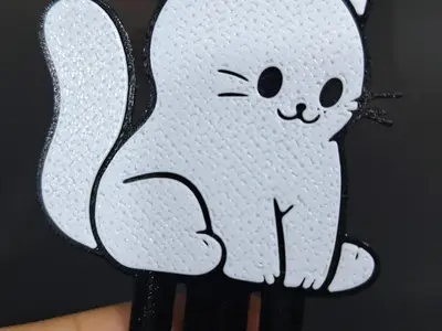 Cat Bookmark - No Ace Pro Needed