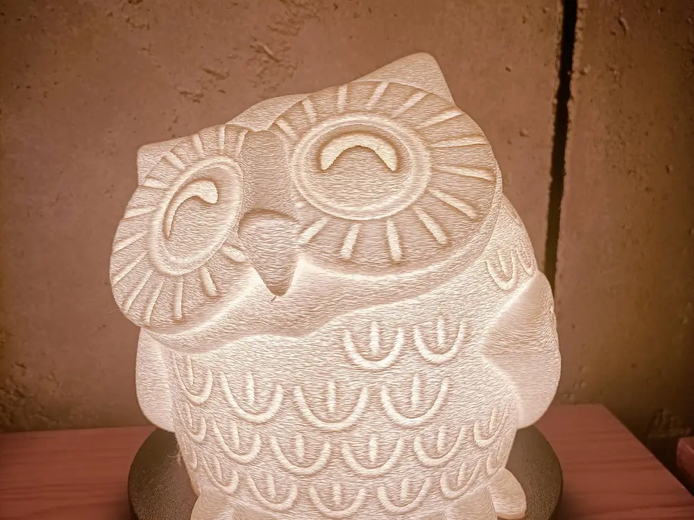 Owl night lamp / bedside lamp