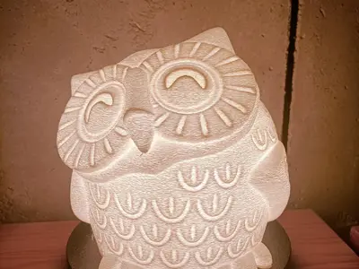 Owl night lamp / bedside lamp