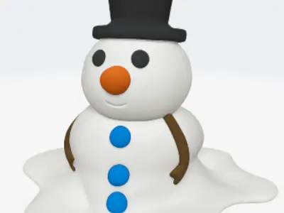 MELTING SNOW MAN