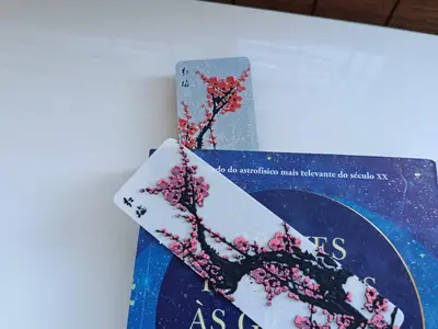 Cherry blossom Hueforge Bookmark