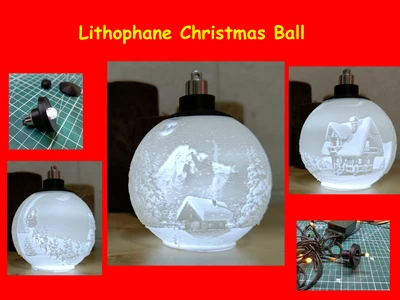 Lithophane Christmas Ball