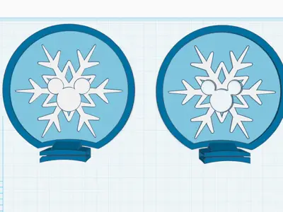 Disney Mickey Mouse Snowflake Ears