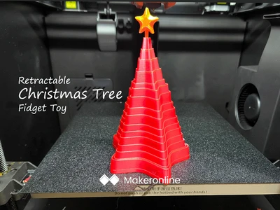 Retractable Christmas Tree Fidget Toy/伸缩圣诞树解压玩具