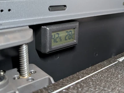 Thermometer Hygrometer Rectangular Kobra S1 Inside Chamber - Temp