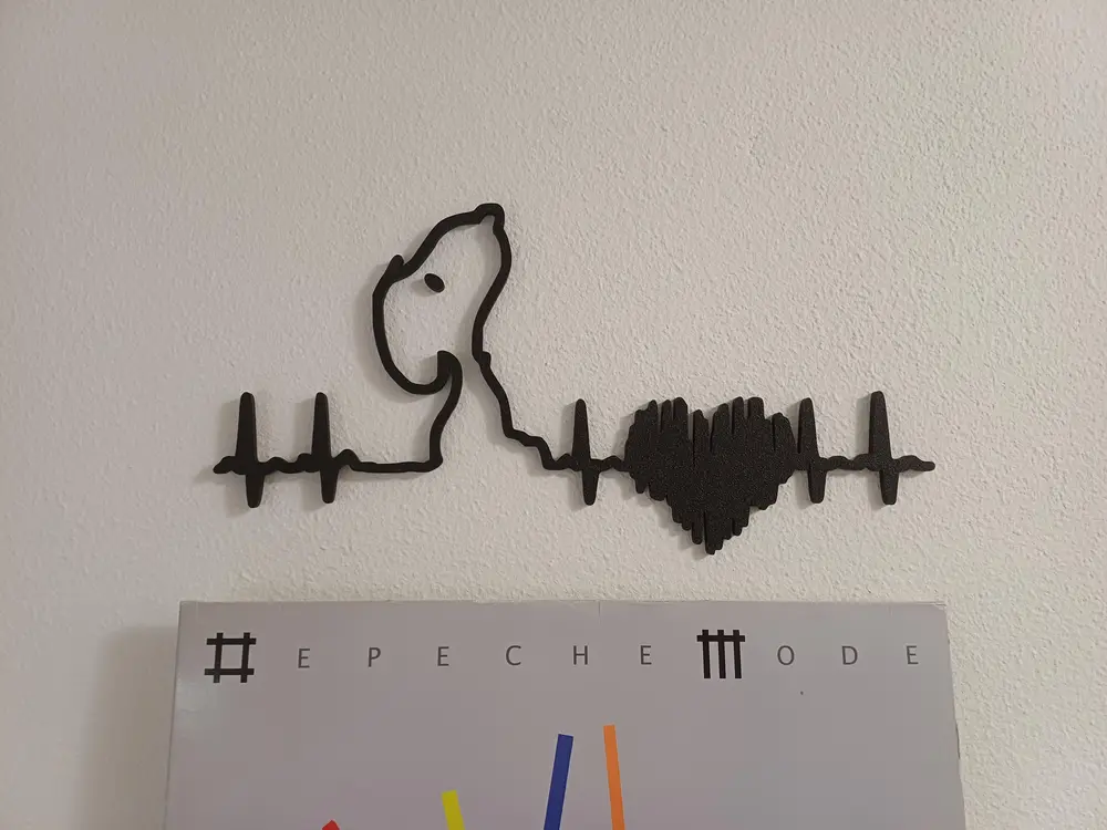 Snoopy Heartbeat wall decor