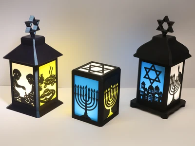 The Modular Lantern - Happy Hanukkah